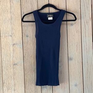 Navy blue tank top